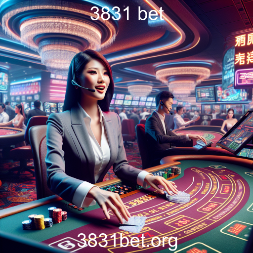 Cassino Ao Vivo: Experiência Imersiva no 3831 Bet